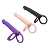 Silicone Double Penetration Penis Vibrator Strap On Dildo Vibrator Anal Plug