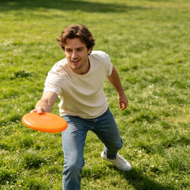 Plastic Swivel Flying Discs Outdoor Beach Competitive Saucer Sports Toy for Camping and Team Building Easy To Use