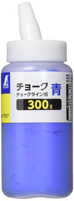 Shinwa Sokutei Chalk Powder Chalk for Chalk Line Blue 300g 77937