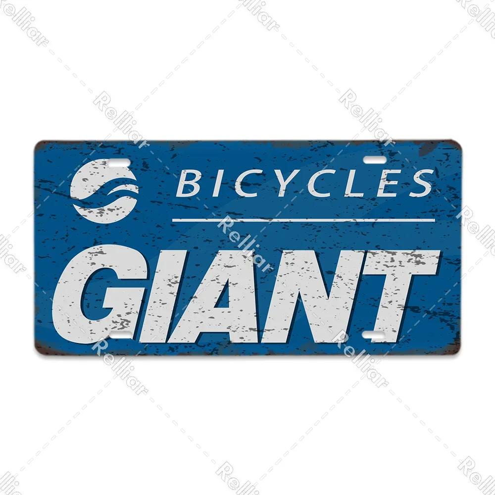 Vintage Metall Fahrradmarken Schild Dekorative Plakette mit Poster - Stil Design - Ideal für Fahrradclub-Geschäft und Wohnzimmerdekoration