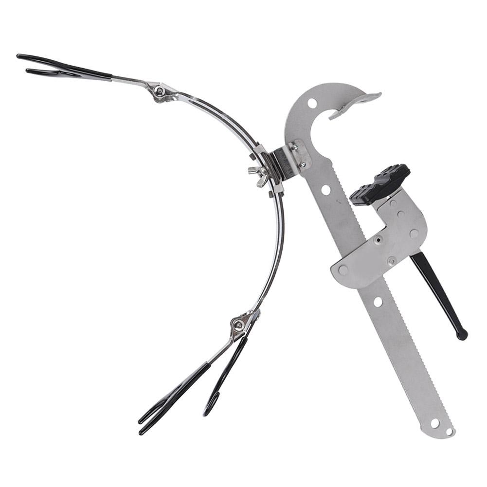 28086 Dual Purpose Ice Raft Bridge Fishing Folding Bracket Stainless Steel Stand TackleL