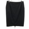 Escada Midi Length Trapezoid Skirt 38 Black Women Used