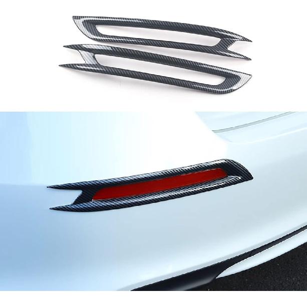Car Accessories Rear Fog Light Lamp Frame Cover Trim Exterior Decoration Sticker Fit For Honda Civic 11TH Gen 2022 2023 2024 2025 2026 ABS