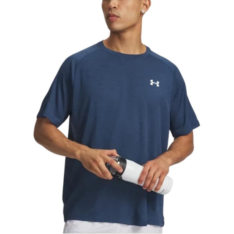 

Under Armour Short Sleeve Solid Logo T-Shirt Men tops 1382796-498 3XL