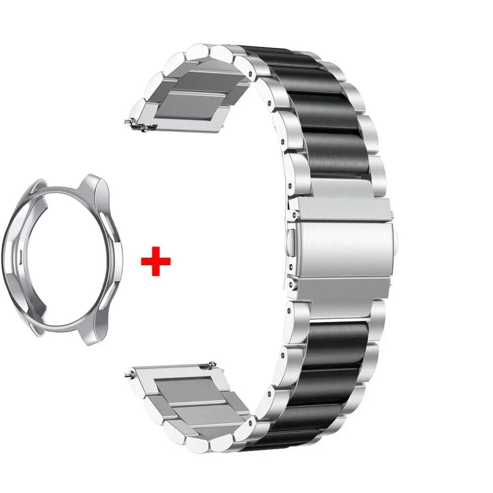 Band+Case for Samsung Galaxy Watch 7 6 5 4 44mm 40mm Classic 46mm 42mm Stainless Steel Bracelet Galaxy Watch 5 Pro 45mm Strap