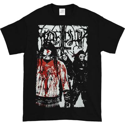 Czarna koszulka unisex z krótkim rękawem Marduk Bloody Band