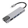 5 In1 Usb C Hub Splitter USB Data USB3.0 HUB Adapter Docking Station Type c 3.0 Type-c Data Hub for Computer Laptop