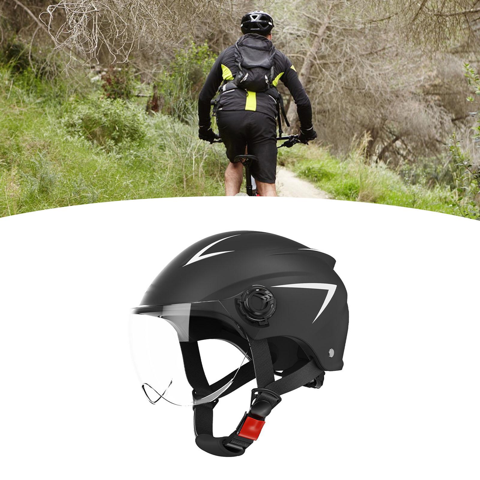 

Мотоциклетный шлем с защитой от солнца, откидной шлем для езды, всесезонный шлем для мужчин и женщин матовый черный