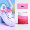 1 Çift Renkli Ayakkabı Bağcığı Şeker Gradyan Parti Kamp Botu Ayakkabı Bağcıkları Kanvas İpler Kamp İpek Ayakkabı Bağcığı 90/120/140CM Uzunluk