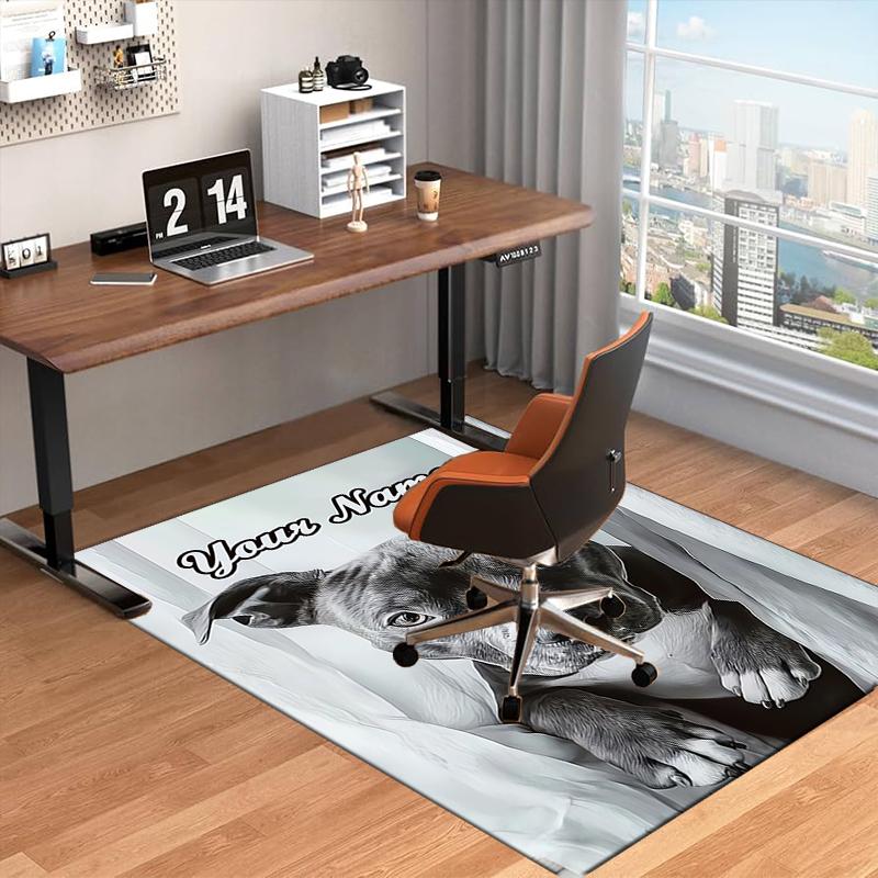 1PC Custom Name "Bold Beautiful: Name" Theme Floor Mat Ideal for Living Room, Game Rooms, Office, Bedroom Floor Mat Playful Design