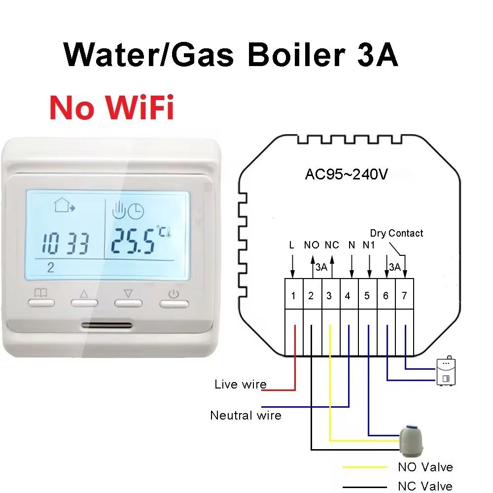 1PC Temperature Controller MINCO HEAT Programmable Tuya Smart WiFi Thermostat for Electric Floor/Water/Gas Boiler