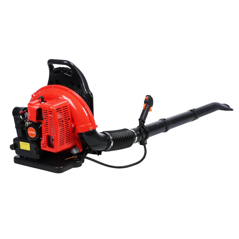 63CC Gas Powered Backpack Leaf Blower, 665CFM 2-Stroke Snow Blower Leaf Blowers Garden Power Tool for Lawn Care Yard Dust Debris