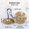 The Eight Auspicious Symbols Tingsha Cymbal Bell Handcrafted Brass Chime Bells  Buddhist