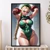 Cammy Sexy Nude Painting Wall Art Uncensored Boobs Cartoon Hot Girl Big Ass HD Canvas Poster Home Decor Painting Customization