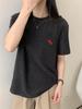 Spring 2026 Embroidered Little Horse Short Sleeve T-Shirt - Versatile and Thickened