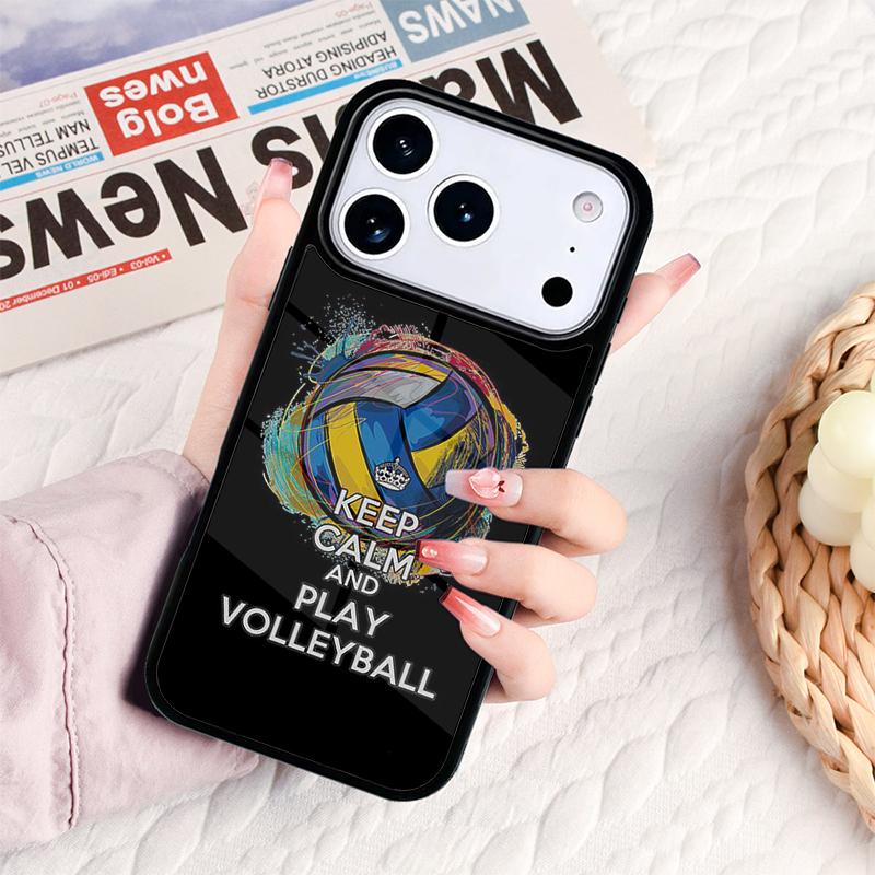 I love Volleyball Phone Case For IPhone 17 16e 15 14 13 12 11 Pro Max Air Mini Soft Protective Cover