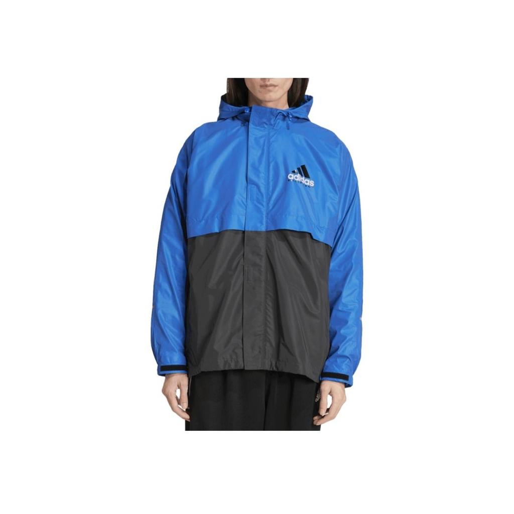 adidas Windbreaker EQT Retro Reflective Series Sports Hooded American Fashion Long Sleeve Jacket Men Jacket Blue JC8230