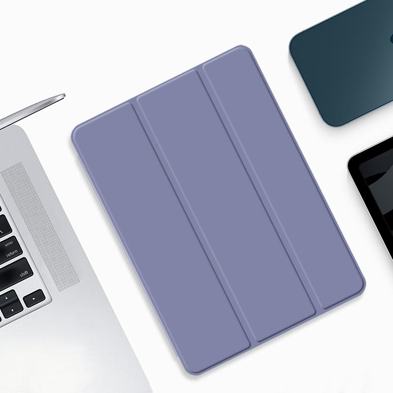 Slim Folio Hoesje voor Nieuwe iPad A16 11e 10e Generatie Hoesje iPad Air M3 M2 11 13  Air 5 4 Hoesje Pro M4 12.9 Mini 7 6 Funda Magnetisch hoesje iPad 10th Gen 10.9 paars