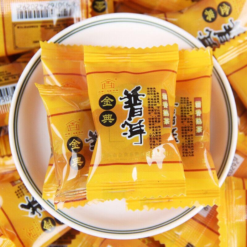 Yunnan Lepkavá rýže Pu Erh čaj (Nuo Mi Xiang Cha) Zralý Pu'er Puer Mini Koláček 500g