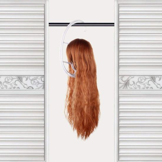 Wig Hanger Portable Salon Barber Shop Hanging Hairpiece Hat Holder Display Stand