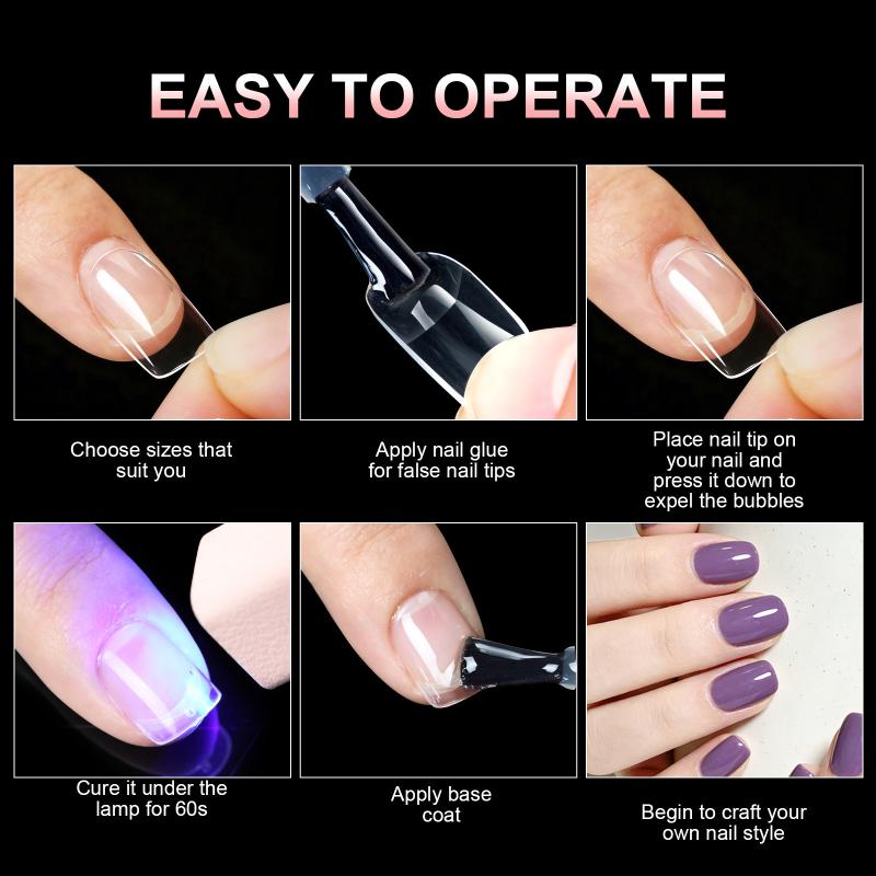 120/240Pcs Oval Fake Nails Press On Nails Art For 6-12 Years Girls The Short Artificial Fake Nails Full Cover Nail Set