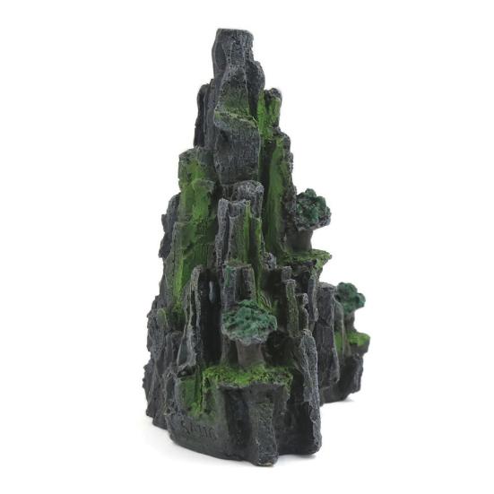 Rockery Artificial Hill Fish Tortoise Tank Aquarium Landscape Resin Ornament