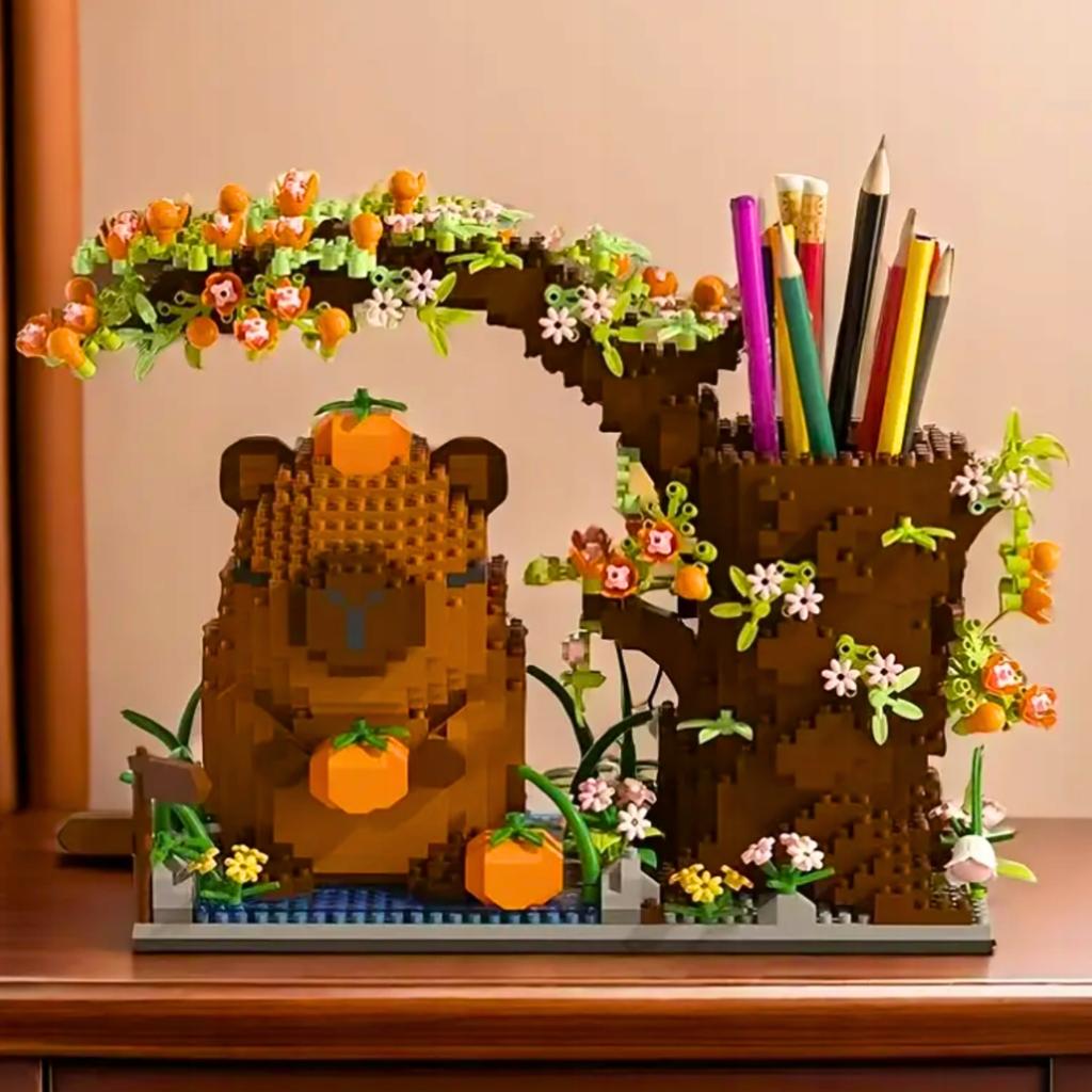 Capybara Construction Blocks Building Set For Tools Figure 1880 Pcs
