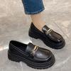 Oxfords Loafers Women Platform Flats Designer Dress Elegant Shoes Walking Comfort Retro Single Shoes Gothic Shoes Zapatos Mujer