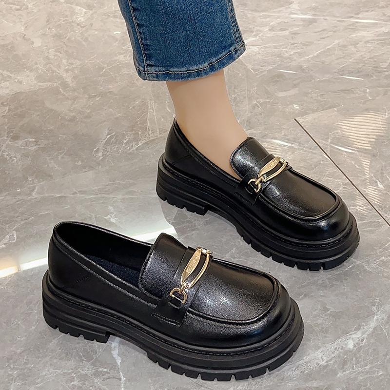 Oxfords Loafers Women Platform Flats Designer Dress Elegant Shoes Walking Comfort Retro Single Shoes Gothic Shoes Zapatos Mujer