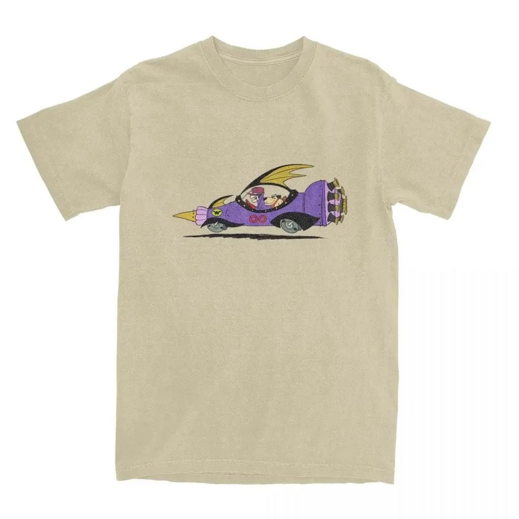 Wacky Races Dick Dastardly Machine for Unisex Unisex T Shirt Novelty Tee Shirt Round Collar TShirts Pure Cotton 4XL 5XL 6XL Tops