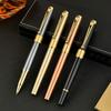 Luxury ballpoint premium easy to write popular ballpoint gift ballpoint pen with black luxury ballpoint pen with line perfect as a gift set for men