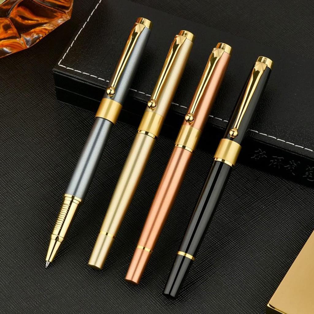Luxury ballpoint premium easy to write popular ballpoint gift ballpoint pen with black luxury ballpoint pen with line perfect as a gift set for men