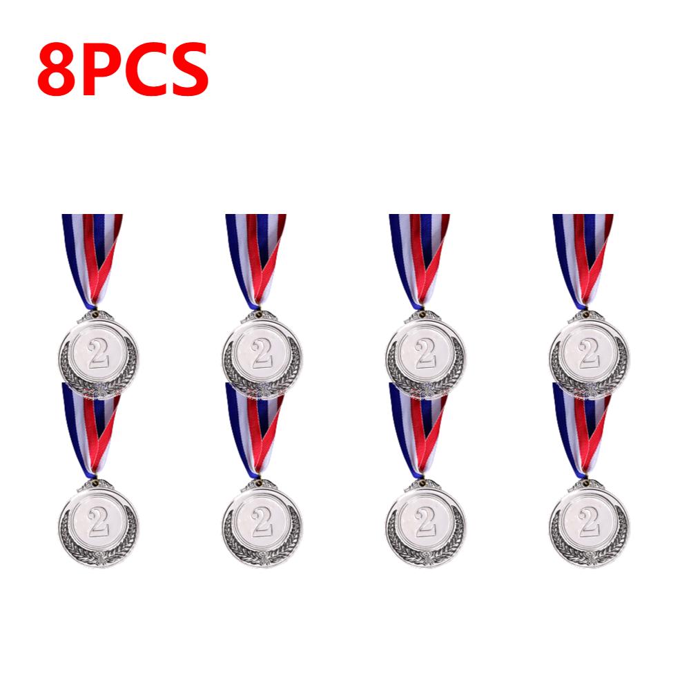 1-10pcs Gold Silver Bronze Prizes Winners Medals Sports Day Competitions Awards Medal Adults Children Outdoor Games Souvenir