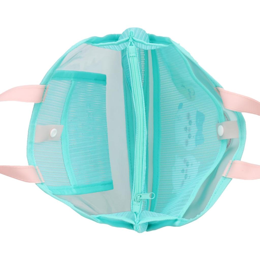 Chiikawa Spa Bag Mesh Travel Series for Sauna [Showbido] - Bath, Gym, (Green)