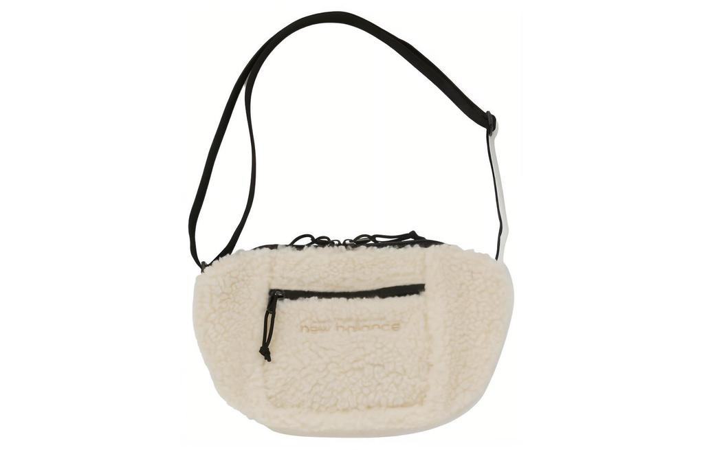 New Balance Sherpa One Shoulder Crossbody Fanny Pack Regular Unisex White WT-JABL1732