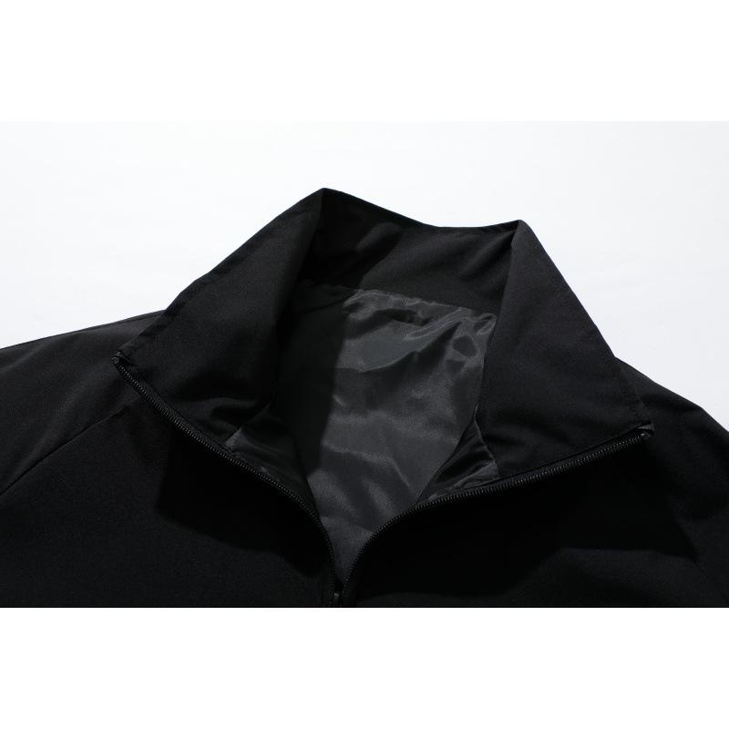 European Men's Stand-up Collar Multi-pocket Outdoor Pullover Jacket