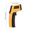 LCD Digital Laser Temperature  Meter Gun High-precision Infrared Thermometer -50~400°C Laser Positioning Non-contact Thermometer