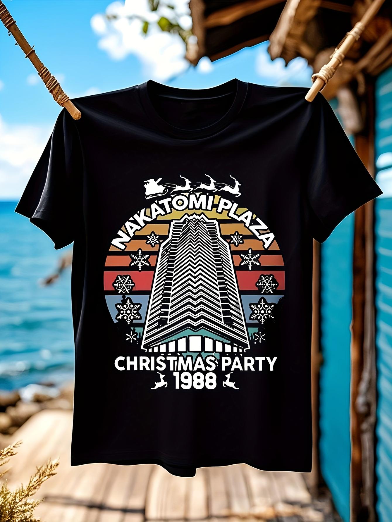 Die Hard Movie Nakatomi Plaza 88 Christmas Party Tshirt -... L