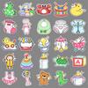 50 Baby Doodle Stickers Cartoon Hand Drawn Cute Small Elements Decorative Mobile Phone Case Water Cup Toy Stickers