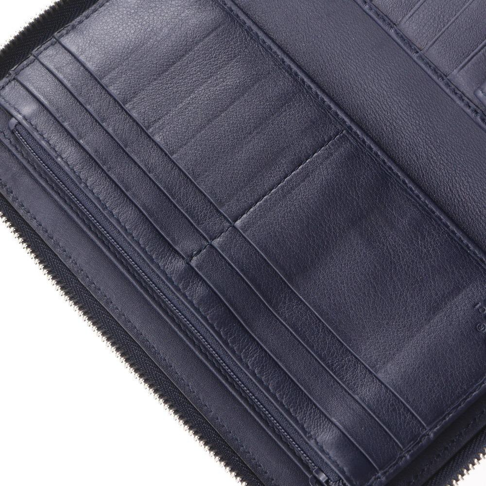 GUCCI Organizer GG Purse 391465 outlet black Sima leather mens Used