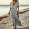 New loose holiday style casual dress summer