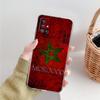 Phone Case For Samsung A15 A13 A35 A55 A51 A71 A41 A31 A21S A03S A05 A17 A23 A25 A33 A53 A73 5G A07 4G Cover Morocco Flag Soccer