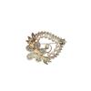Korean Elegant Pearl Brooch: High-End Alloy Corsage Pin for Coats and Trench Coats