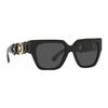 Versace Medusa Logo Square Sunglasses Unisex Sunglasses Black VE4409GB187