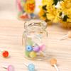 1/12 Scale Lollipops With Jar Dollhouse Miniature Food Simulation Sugar Candy Box Photography Props Doll House DIY Accessories