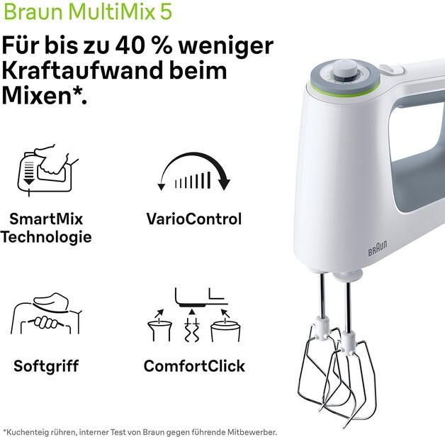 Ручной миксер Braun HM 5137 MultiMix 5 с насадками