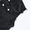 Herre Ny Mode Denim Vest Afslappet Cowboy Jakke På Skulderen Bluse