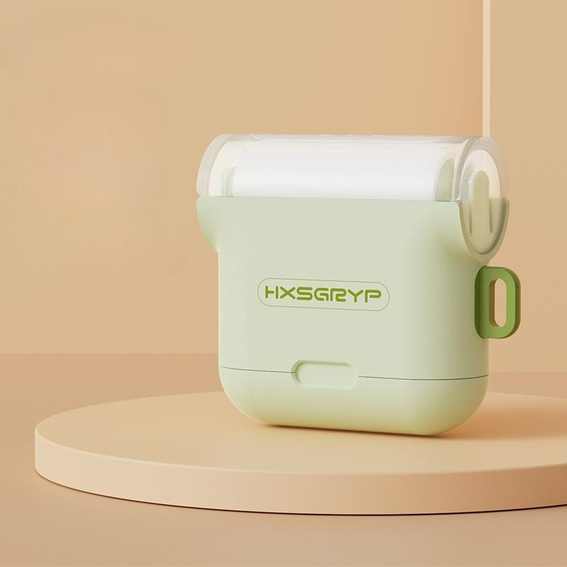 Portable mini hair sticky roller Household hair remover Sticky clothes Sticky cat hair Tear type Replaceable