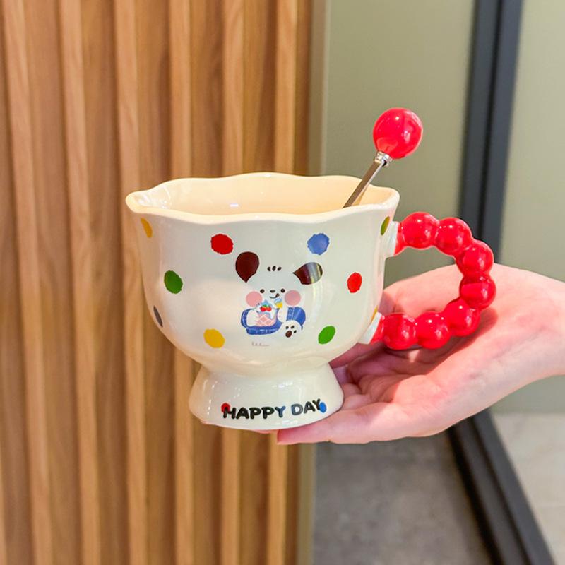 Vysoce hodnotný domácí hrnek Pacha dog keramický hrnek Dívčí hrnek na kávu Pár vodní hrnek Dárek k narozeninám