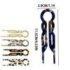 2PCS U-Shaped Hair Fork Fashion Hairpin Acetate Meatball Head Hairclip Fshion Design Bun Sweet Hair Styling Tools for Women Girl